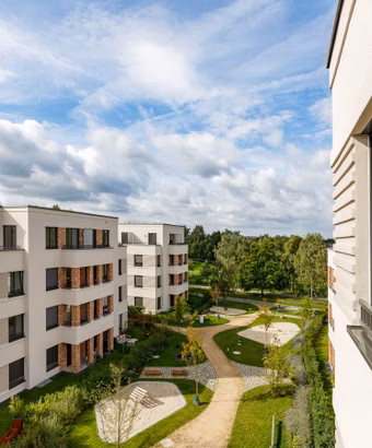 Am Park Potsdam – Potsdam – Blick vom Balkon