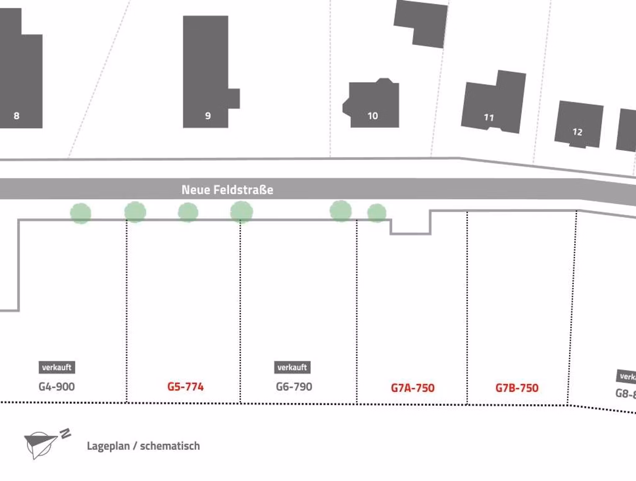 Lageplan / schematisch / G5-774