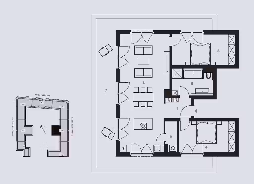 Grundriss 6.6.44