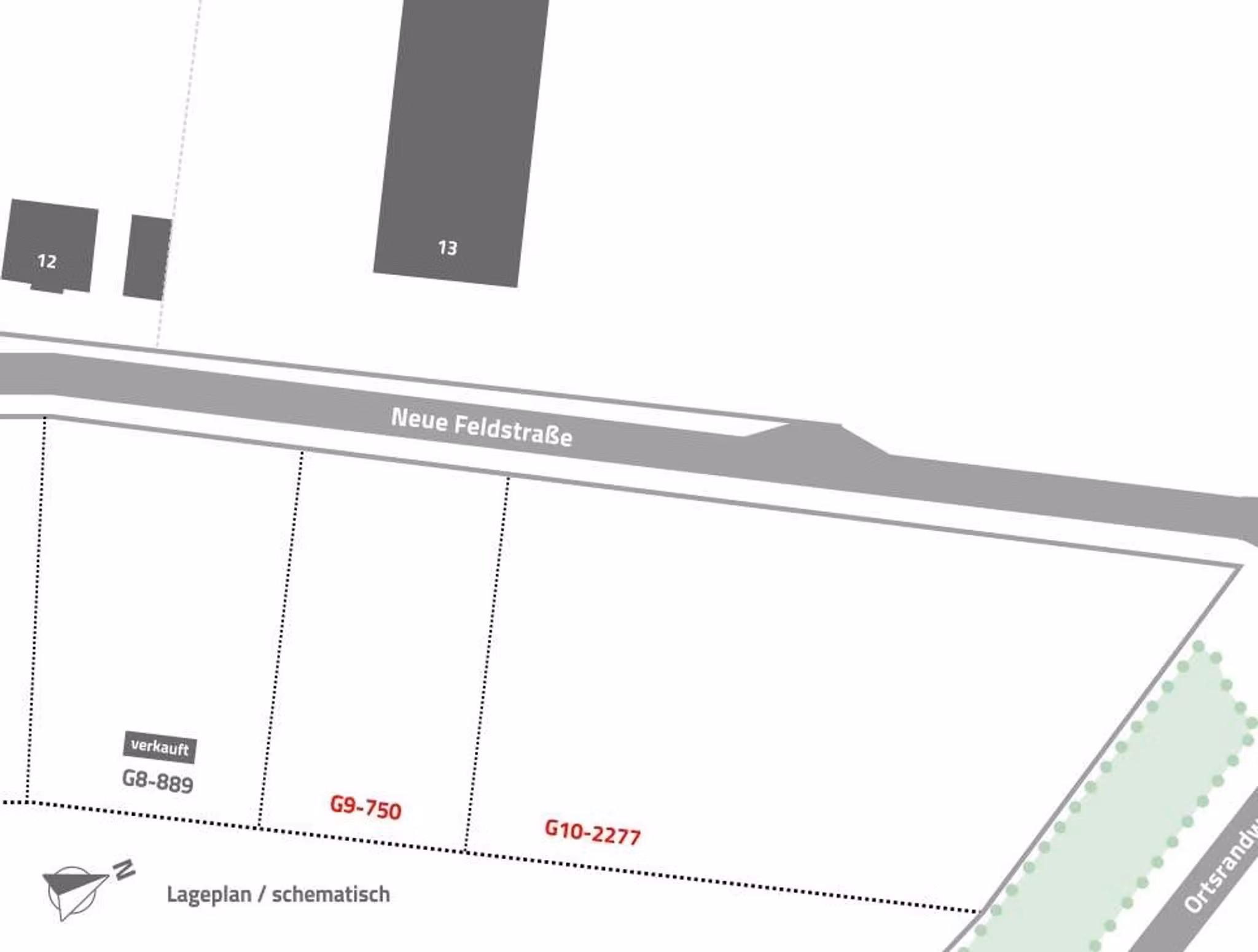 Lageplan / schematisch / G10