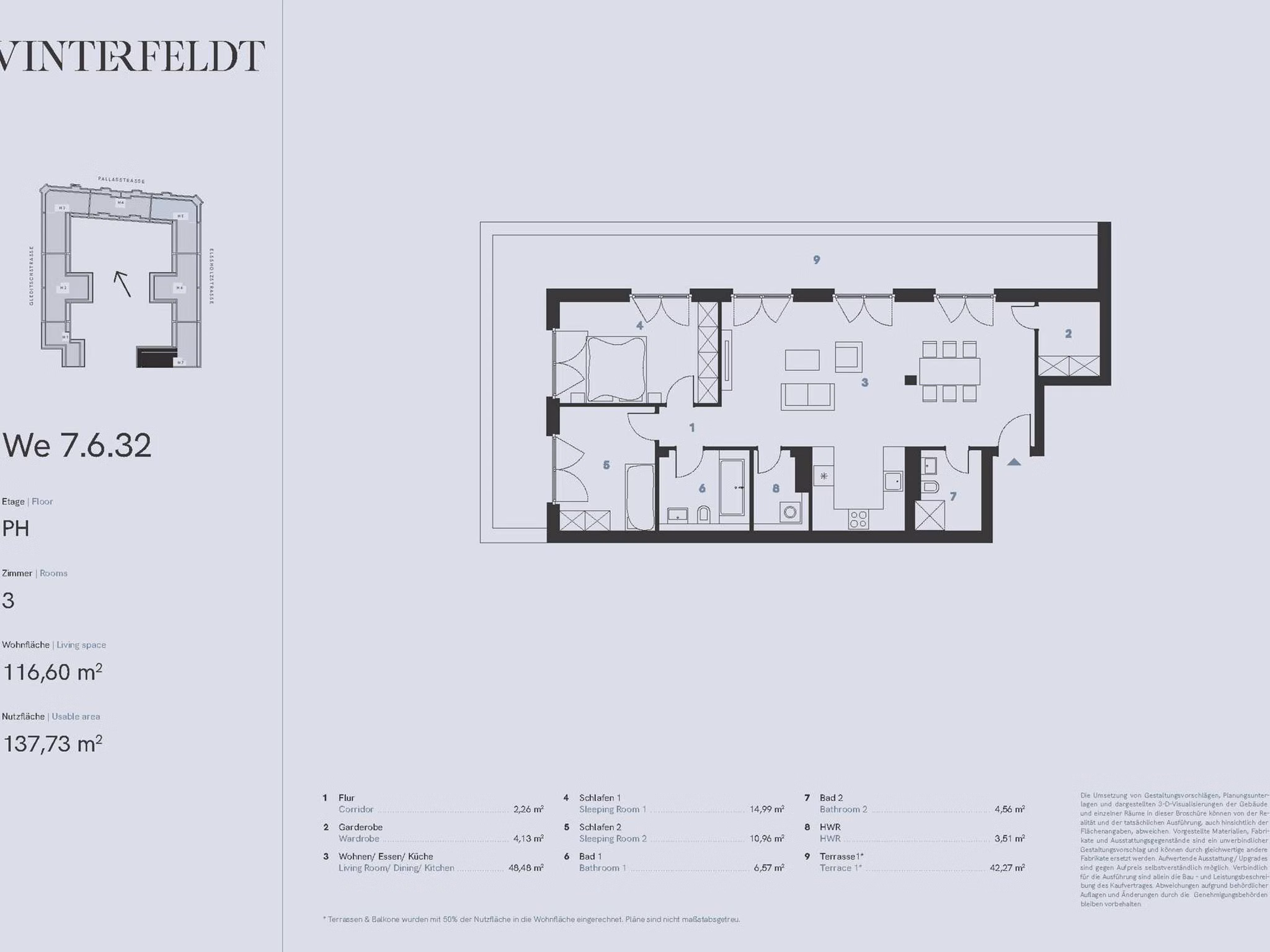 Grundriss WE 7.6.32