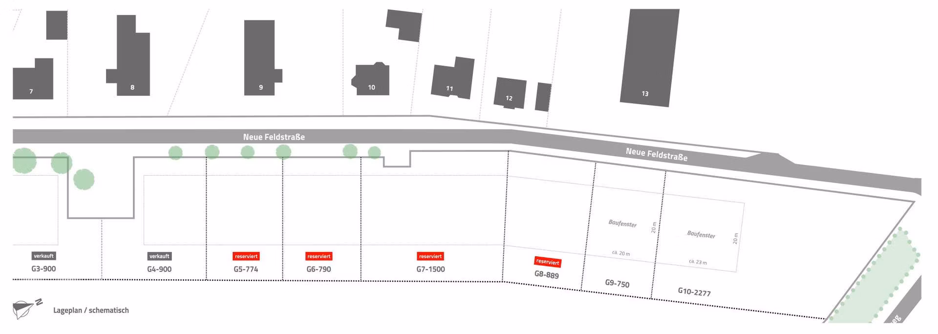 Lageplan / schematisch / Stand 10.12.2025