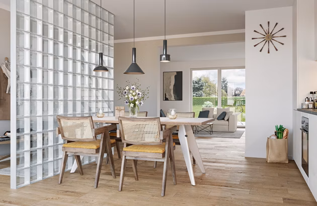 Illustration Reihenhaus