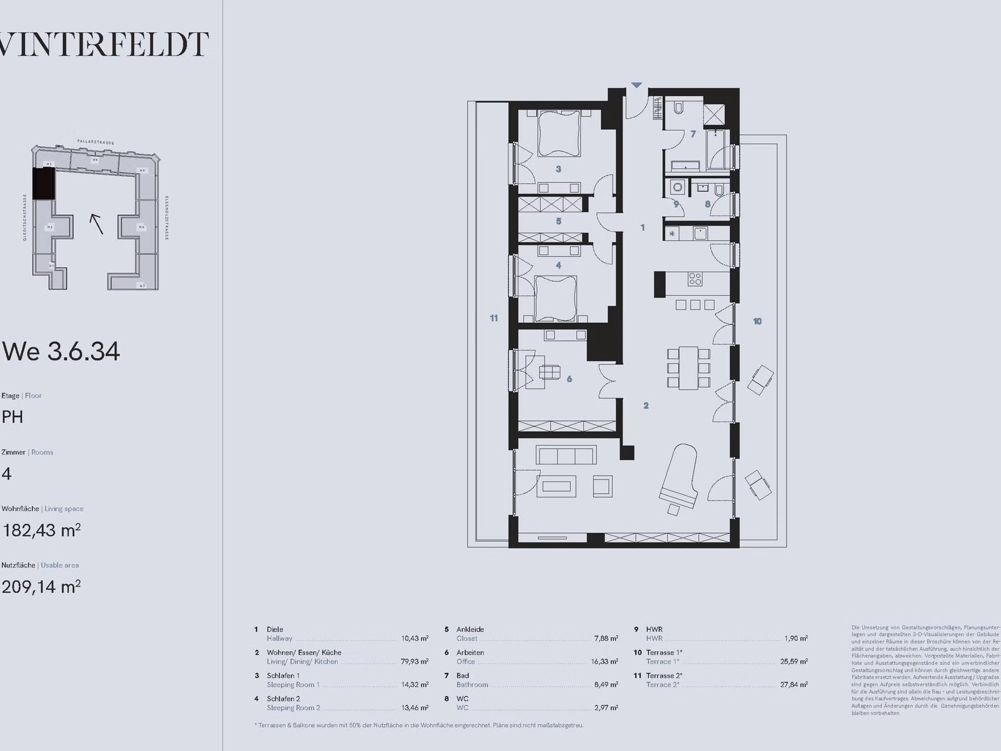 Grundriss WE 3.6.34