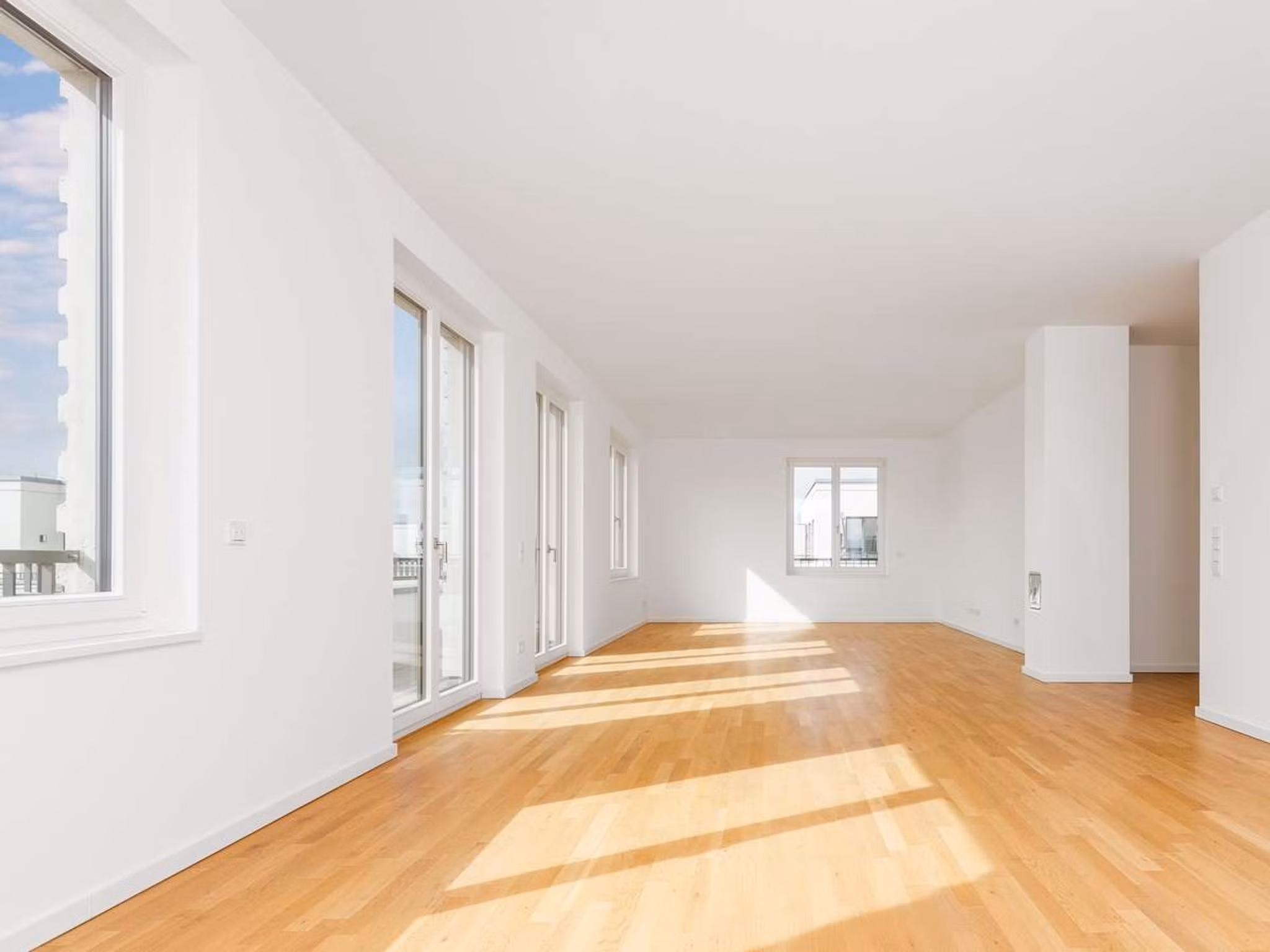 Penthouse mit 4 Zimmern, Südbalkon & Kaminanschluss (2.3.09) | AM PARK POTSDAM